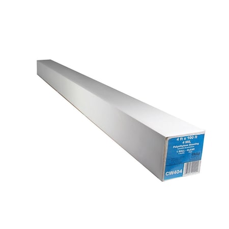 Berry Plastics Berry Plastics 625891 4 mil 4 x 100 ft. Film Polyethylene Sheeting - Clear 51321